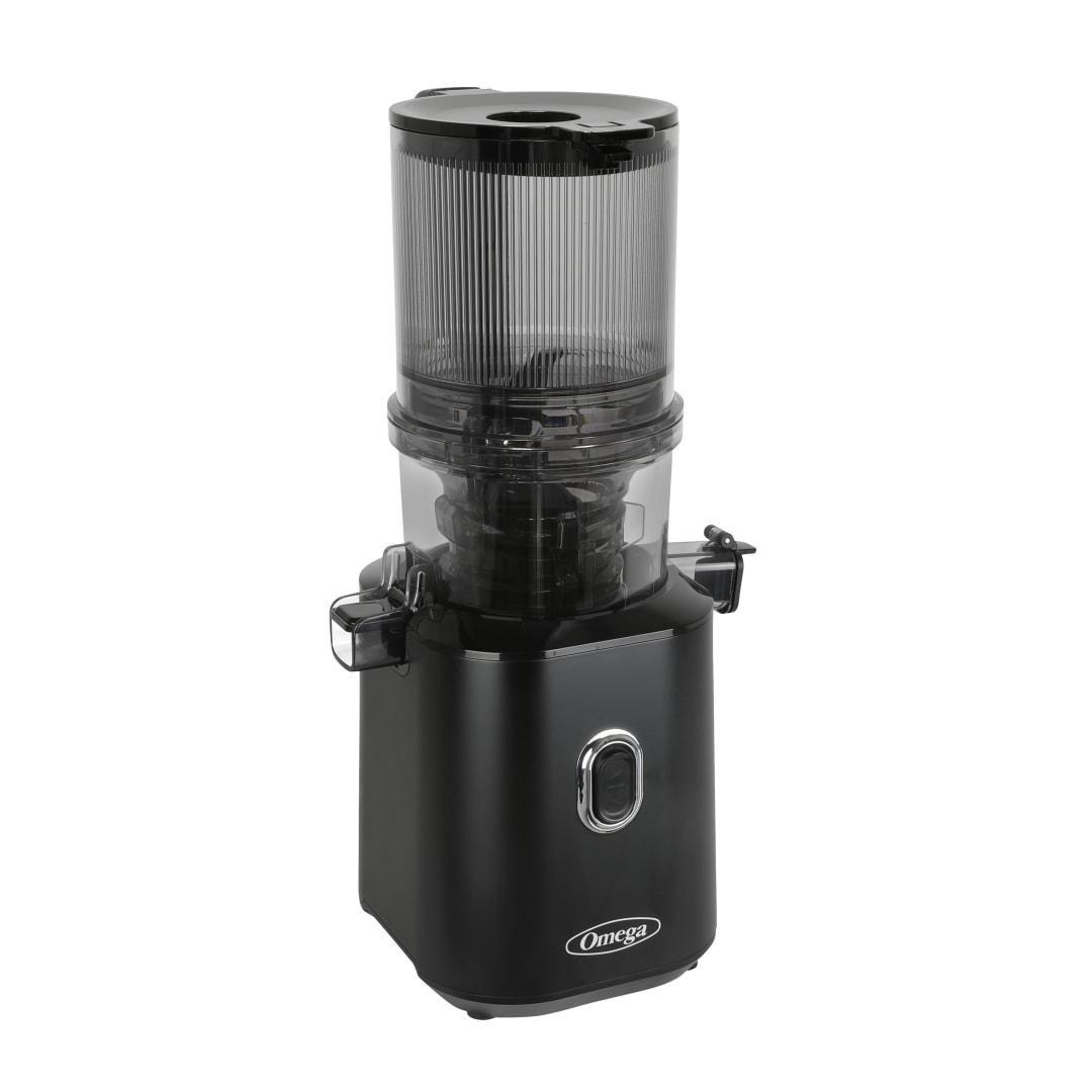 Omega Time Saving Batch Juicer, Cold Press Juicer, in Black (OMJCSMVBBK13)