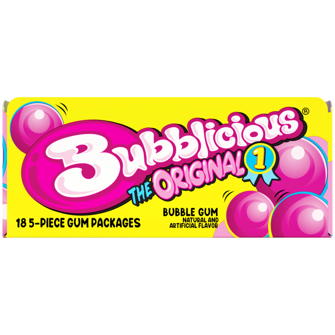 Bubblicious The Original Bubble Gum Original 5 pc Singles - 18 Pack