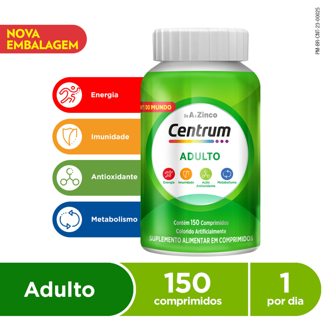 Centrum  Multivitaminico adulto com Vitaminas de A a Z,  150 Comprimidos