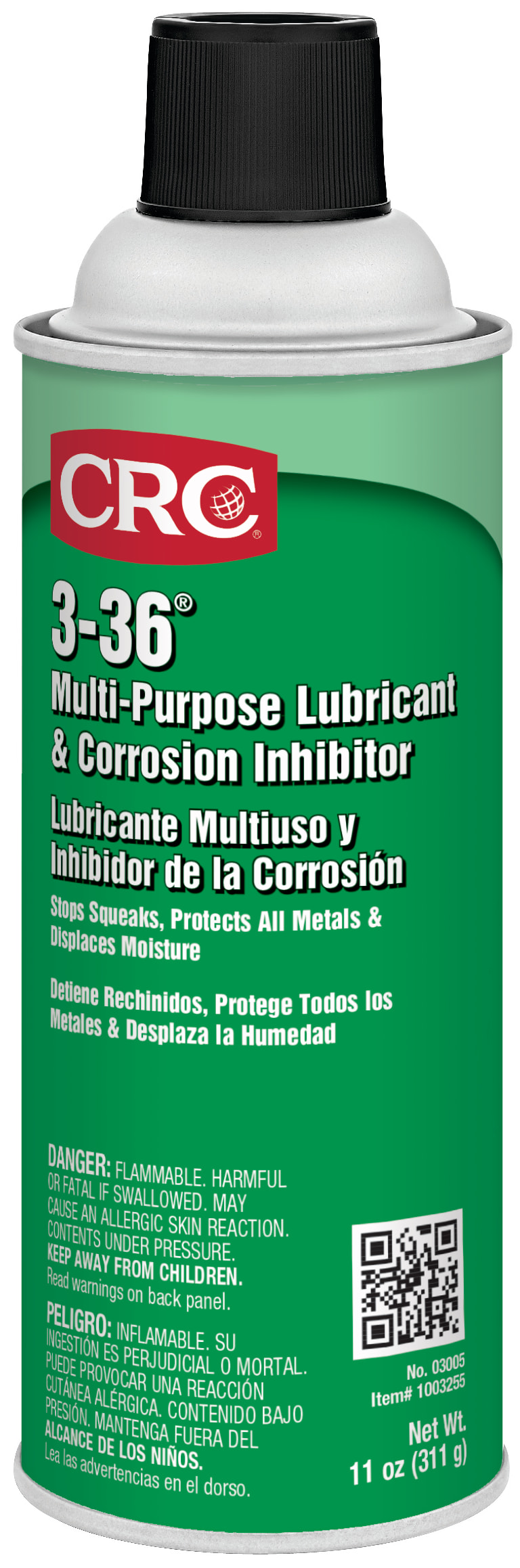 CRC 3-36 Multi-Purp Lubricant & Corrosion Inhibitor 1X11OZ