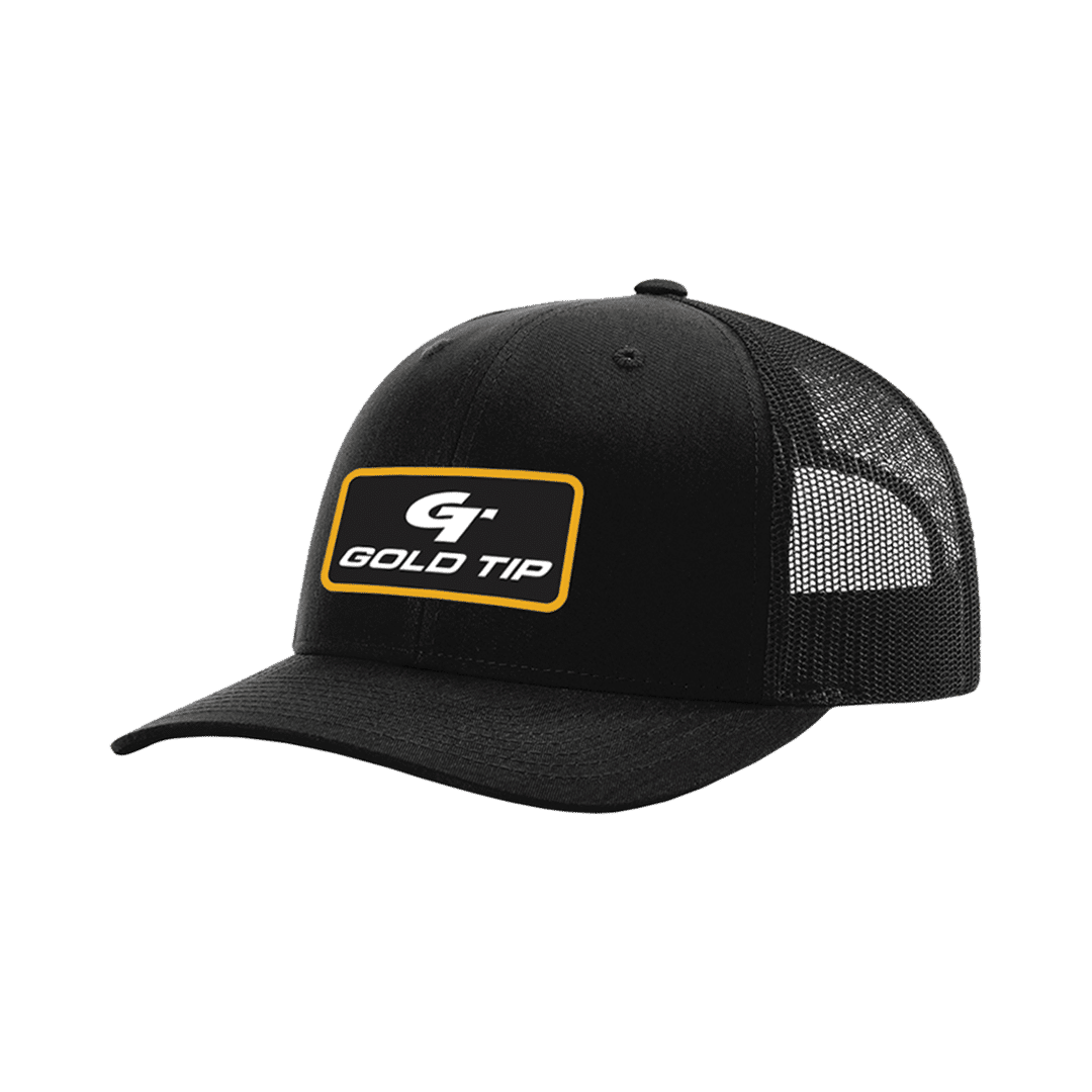 Gold Tip Black Trucker Hat