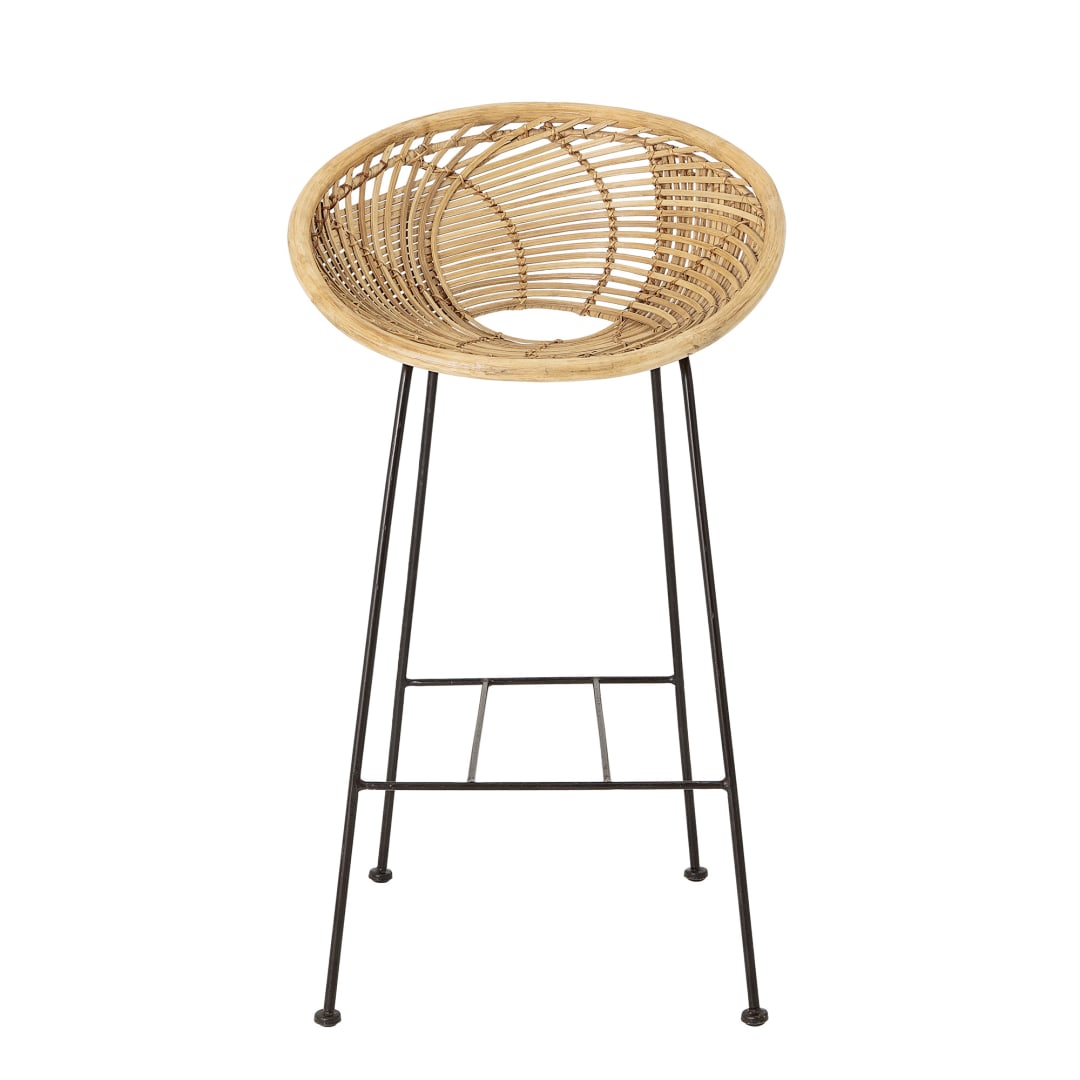 82047069 - Yonne Bar Chair, Nature, Rattan STOCK: 49