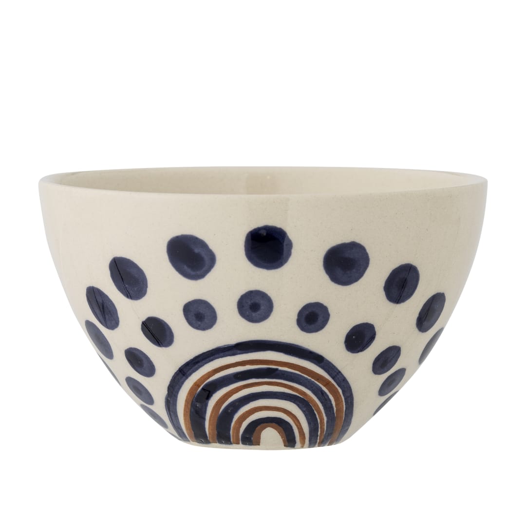 82061088 - Shama Bowl, Multi, Stoneware STOCK: 300