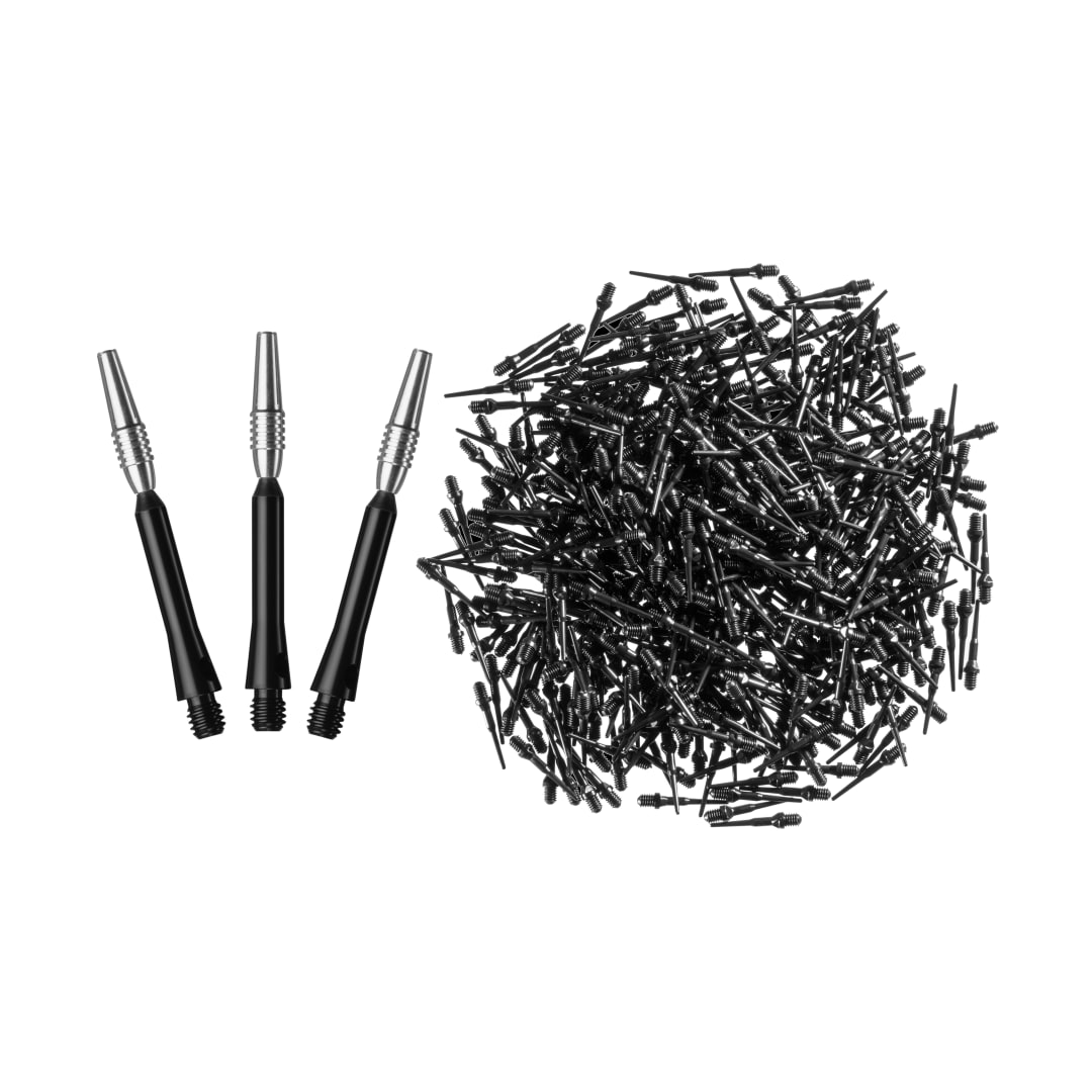 500 Tufflex II Dart Tips and 3 Spinster Dart Shafts