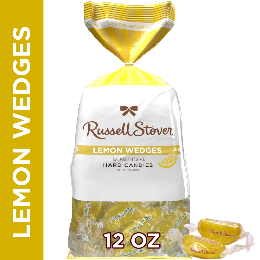 RUSSELL STOVER Lemon Wedges, 12 oz. bag