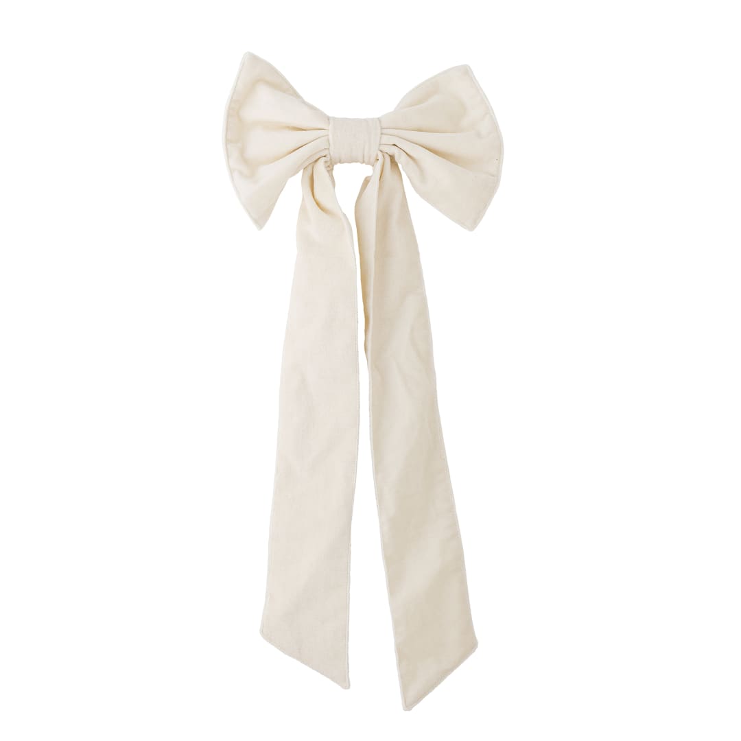 82066522 - Ruby Deco Bow, White, Cotton STOCK: 300