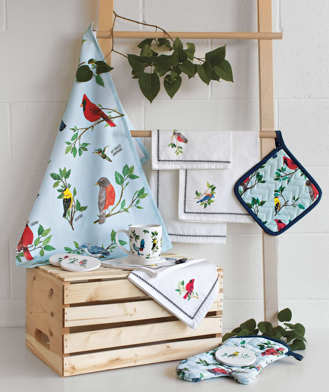 Birdsong Dishtowel