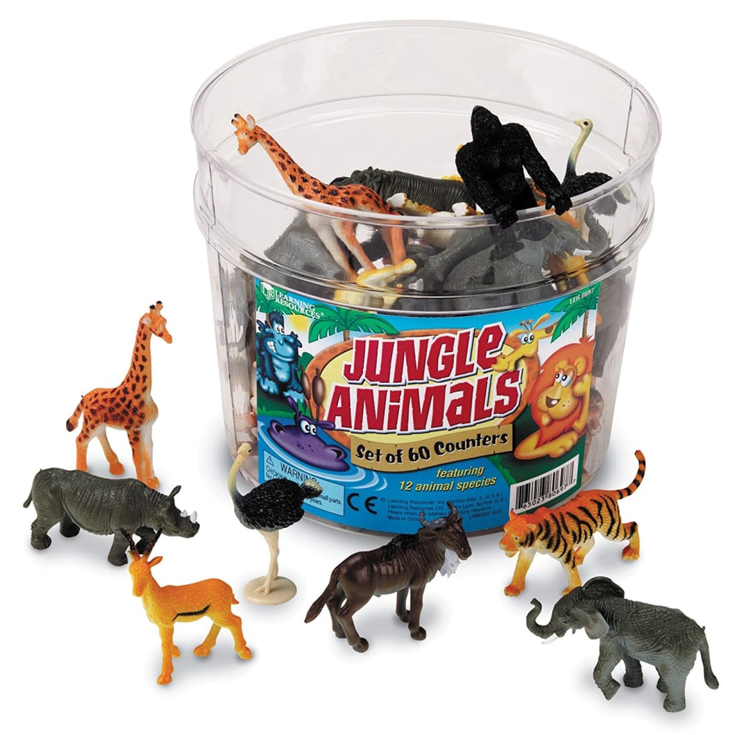 COUNTERS, JUNGLE ANIMALS S/60