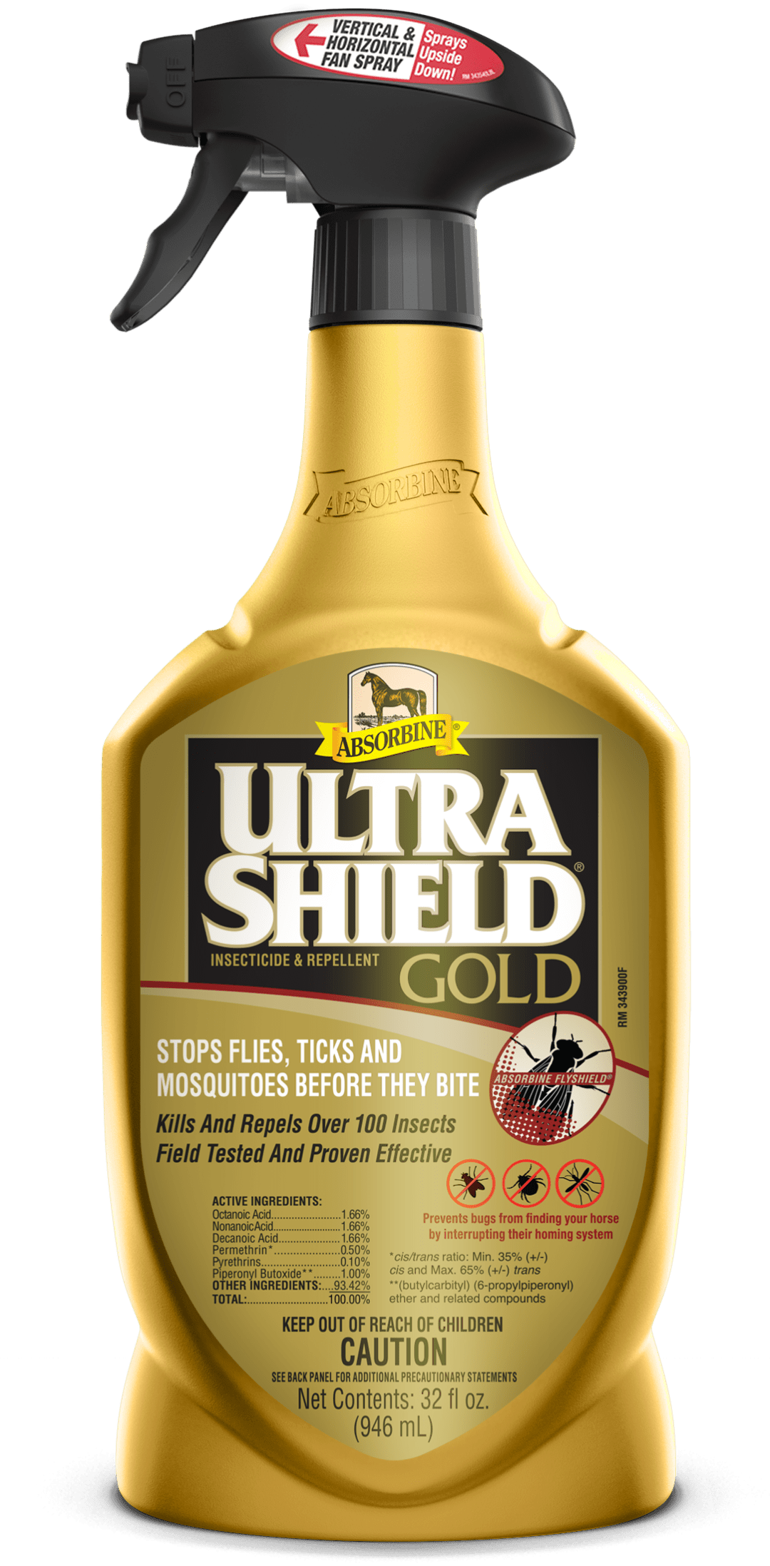 UltraShield® Gold Insecticide &amp; Repellent 32 fl oz Spray Bottle