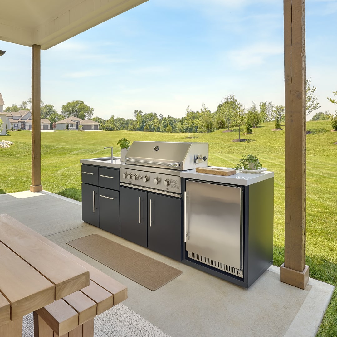 Emory 9' Outdoor Kitchen Island