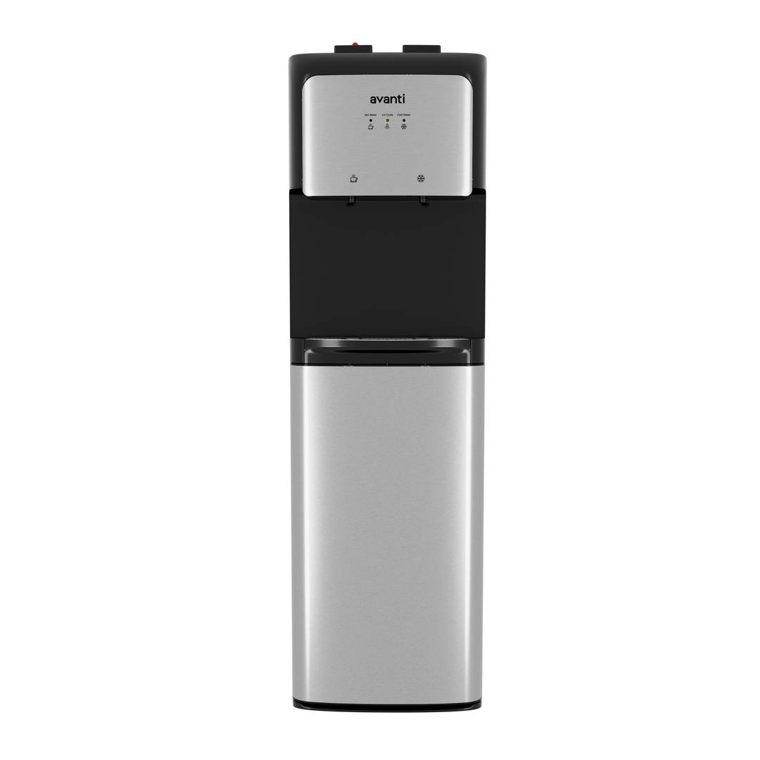 Avanti Bottom Loading Hot and Cold Water Dispenser with UV Disinfecting Light, in Stainless Steel (WDBMC810Q3S)