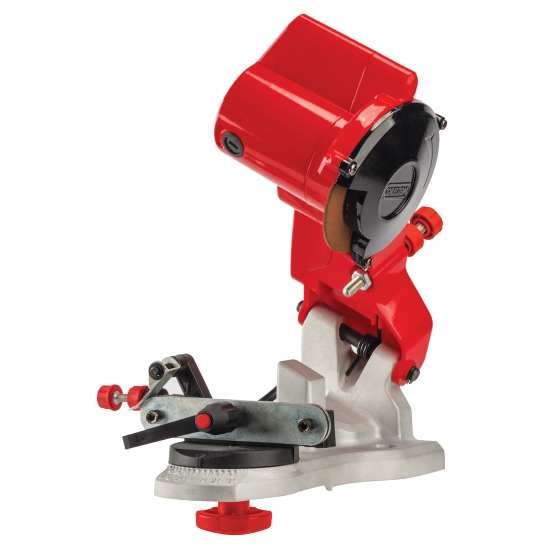 Oregon Compact 120-Volt Mini Bench Grinder, Universal Saw Chain Sharpener, for All Chainsaw Chains (310-120)