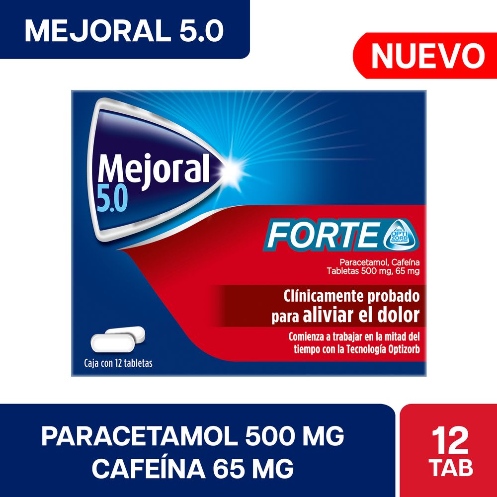 Mejoral 5.0 12 tabletas