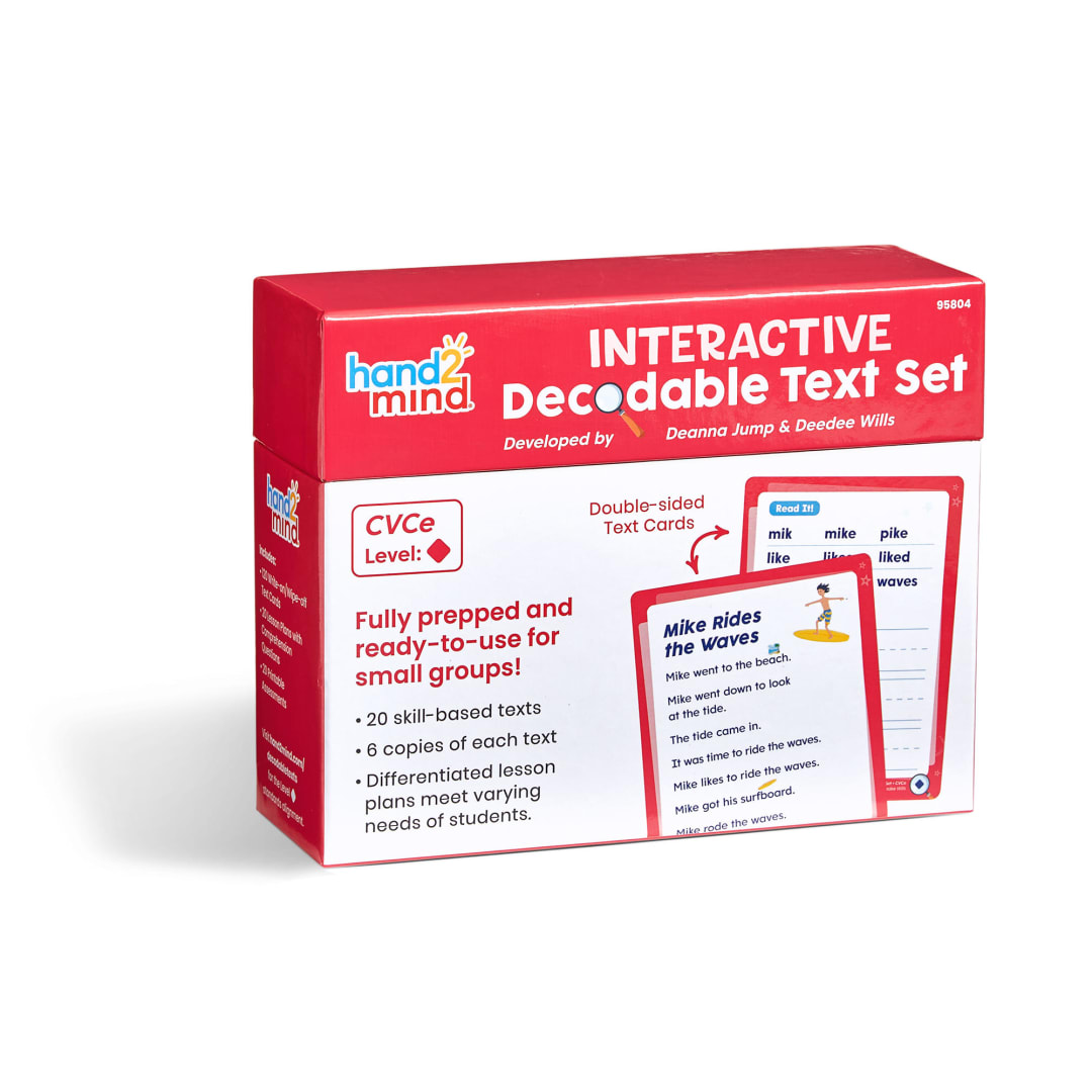 Interactive Decodable Text Set: CVCe (Diamond)