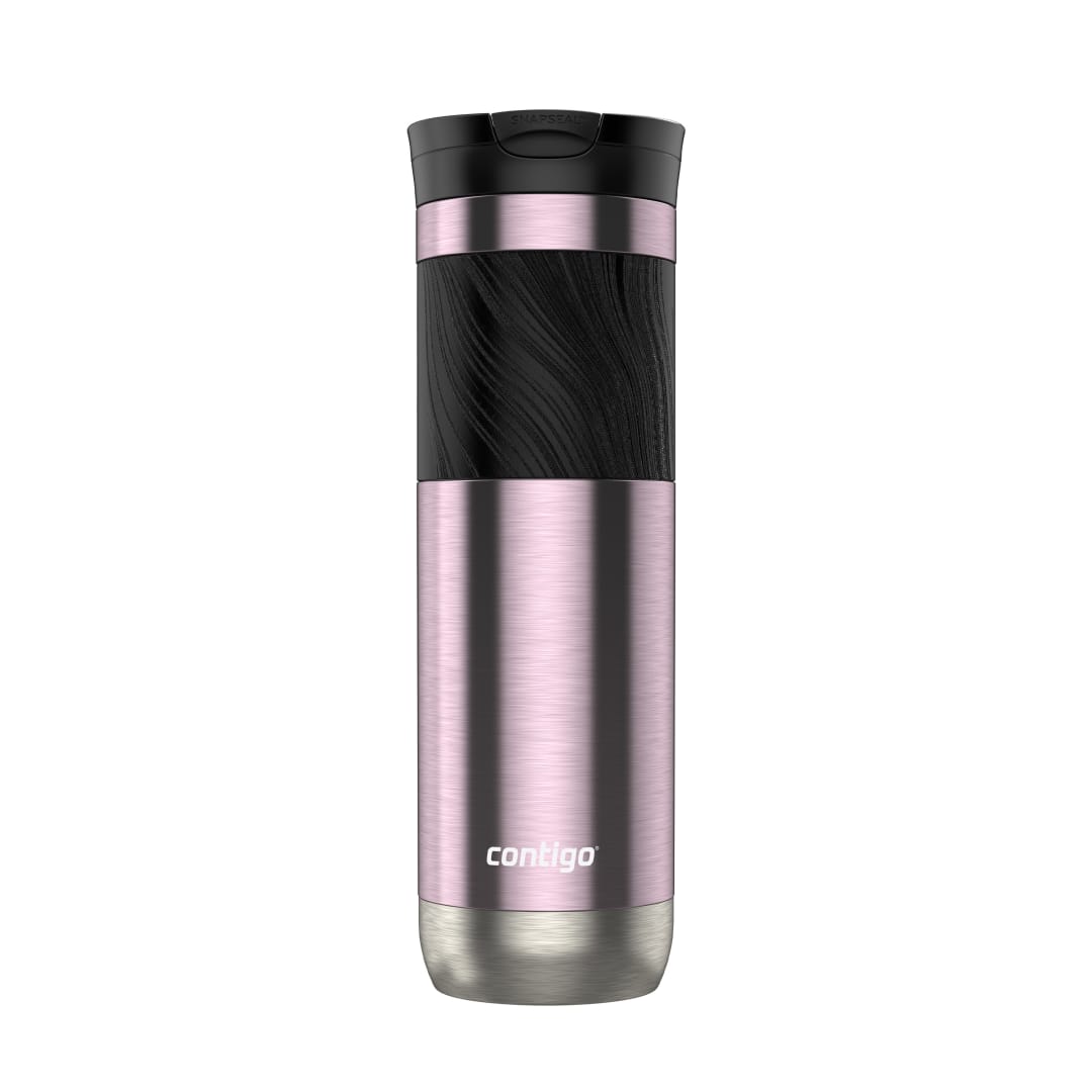 Contigo® Vaso Térmico Byron 2.0, de Acero Inoxidable, con Tapa SNAPSEAL™, y Agarre Texturizado, 710 ml, Lila