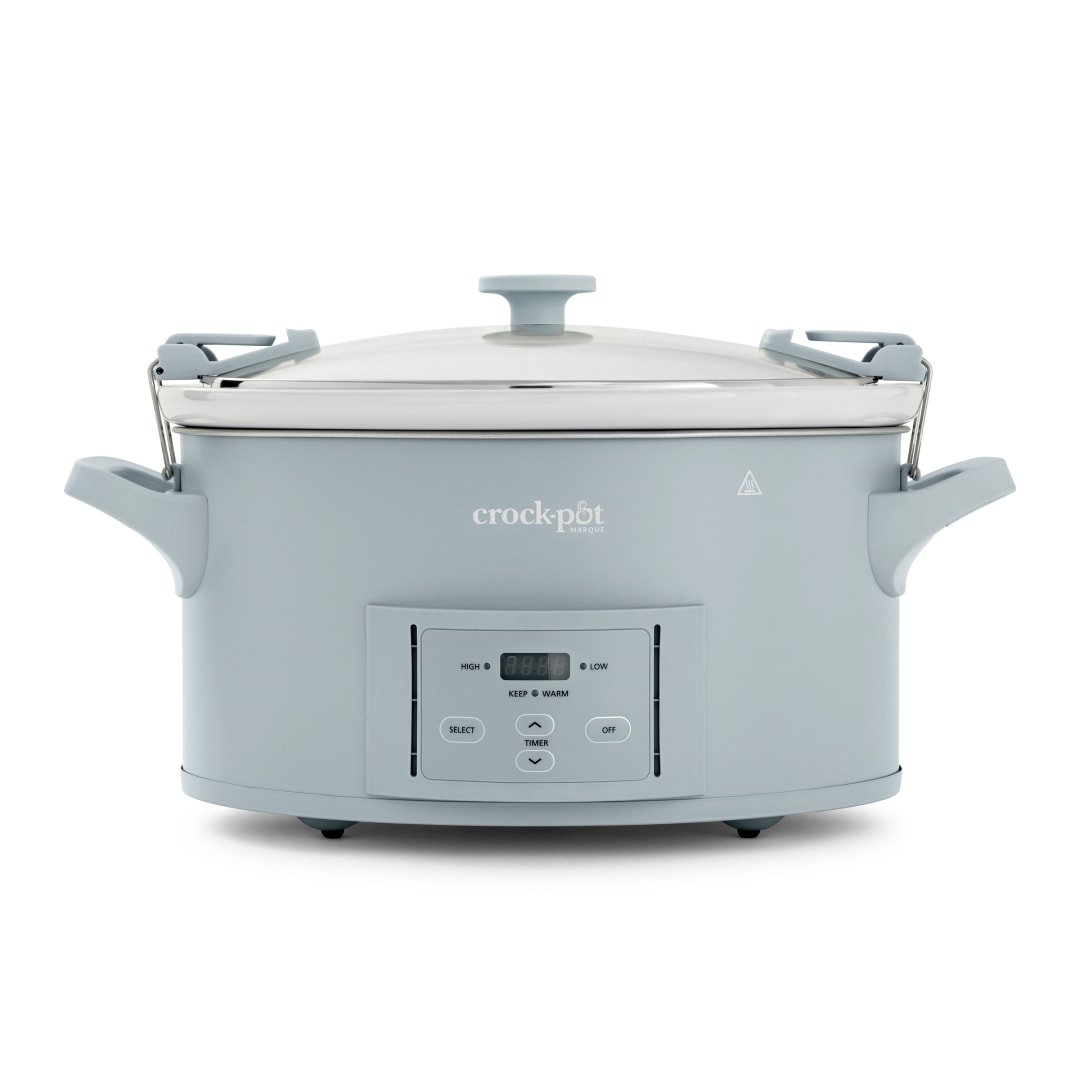 Crock-Pot® Design Series 7-Quart Programmable Slow Cooker, Light Stone Gray