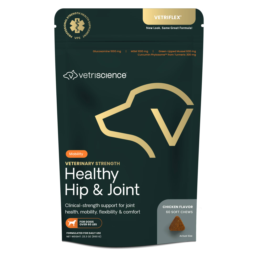 VS Vet Strength Healthy Hip and Joint, Dogs Over 60lbs, 60ct