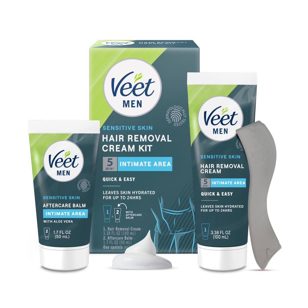 VEET® Gel Cream - Men Intimate Kit 100mL+50mL 6/1 ct.