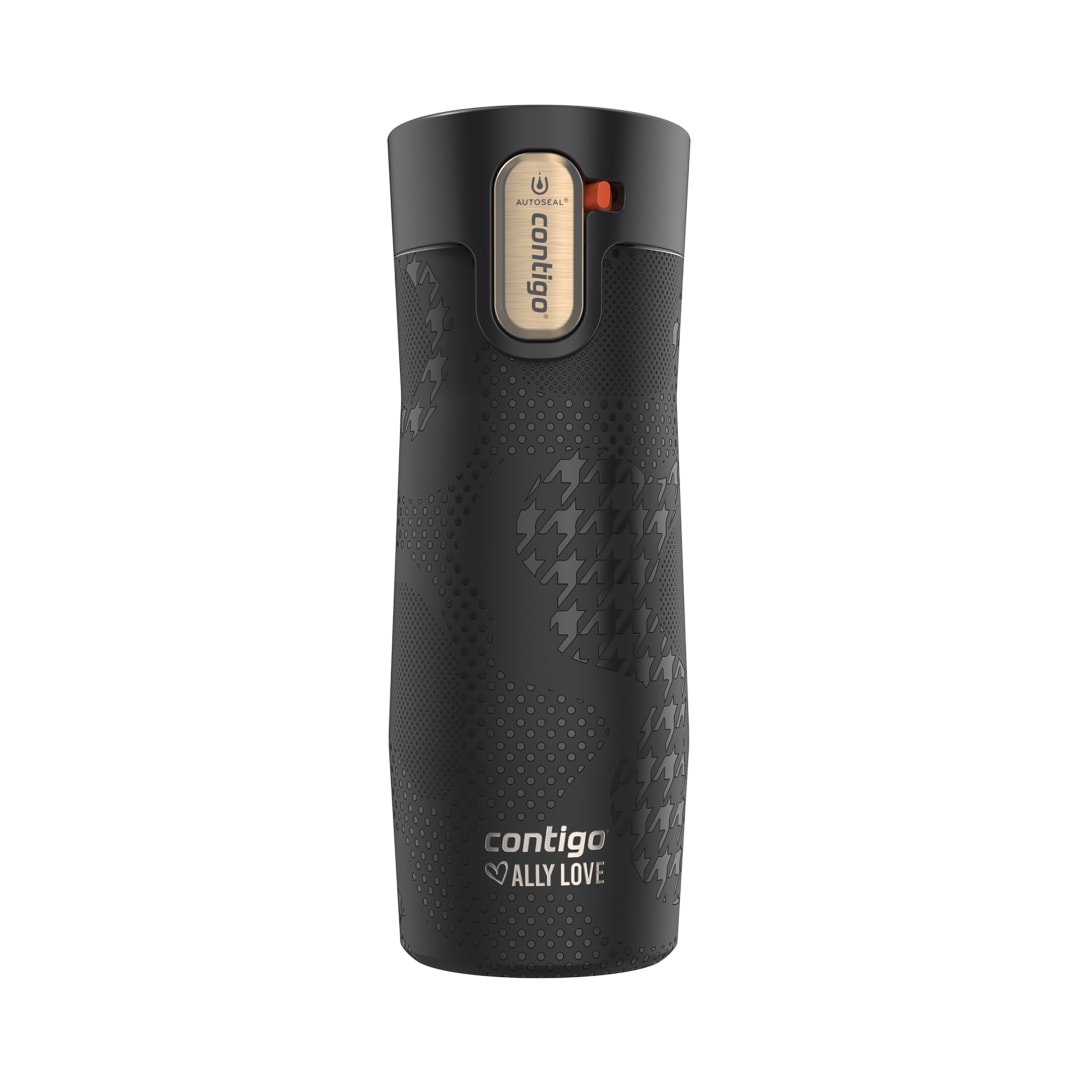 Contigo x Ally Love West Loop 3.0 Vacuum-Insulated Stainless Steel Travel Mug with AUTOSEAL Easy-Clean Lid, 16 oz (473 mL), Licorice