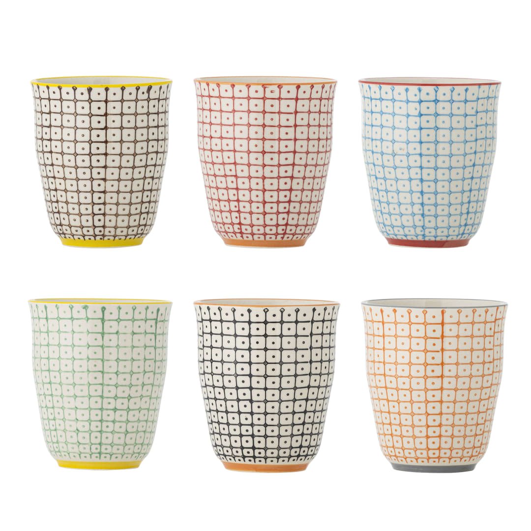 217009 - Carla Cup, Multi, Stoneware STOCK: 300
