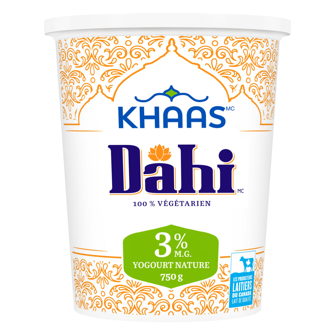 Khaas Dahi 3% Plain Yogurt, 750g