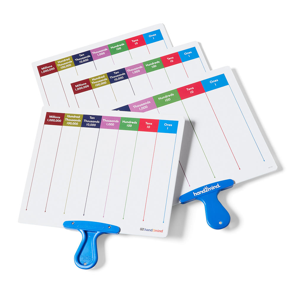 ANSWER BOARD, PLACE VALUE 4PK
