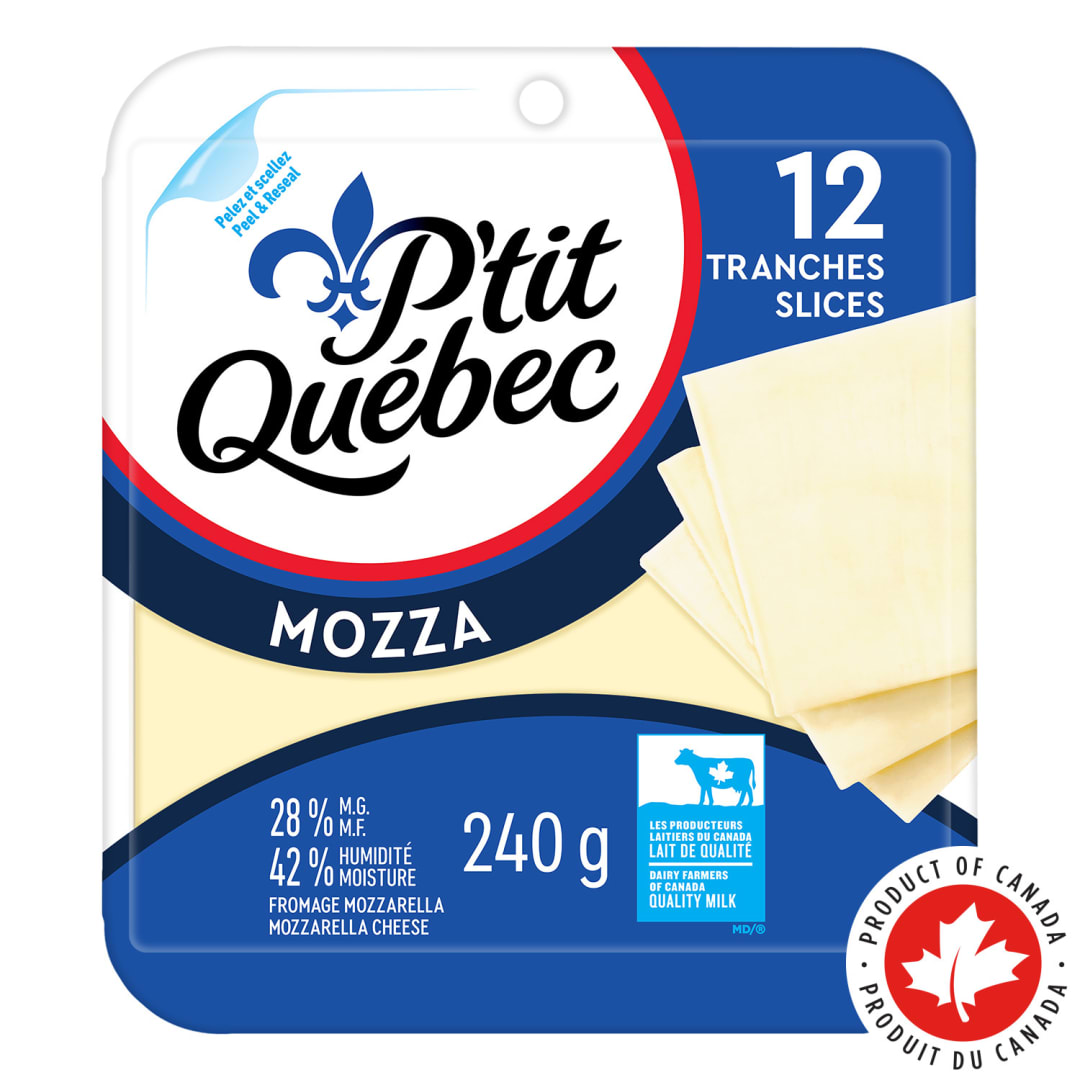 P'tit Québec Mozza Cheese Slices