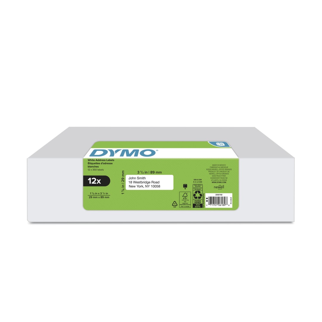 DYLW-1/8" X 3-1/2"WHTADR 350CT12PK-6 RL