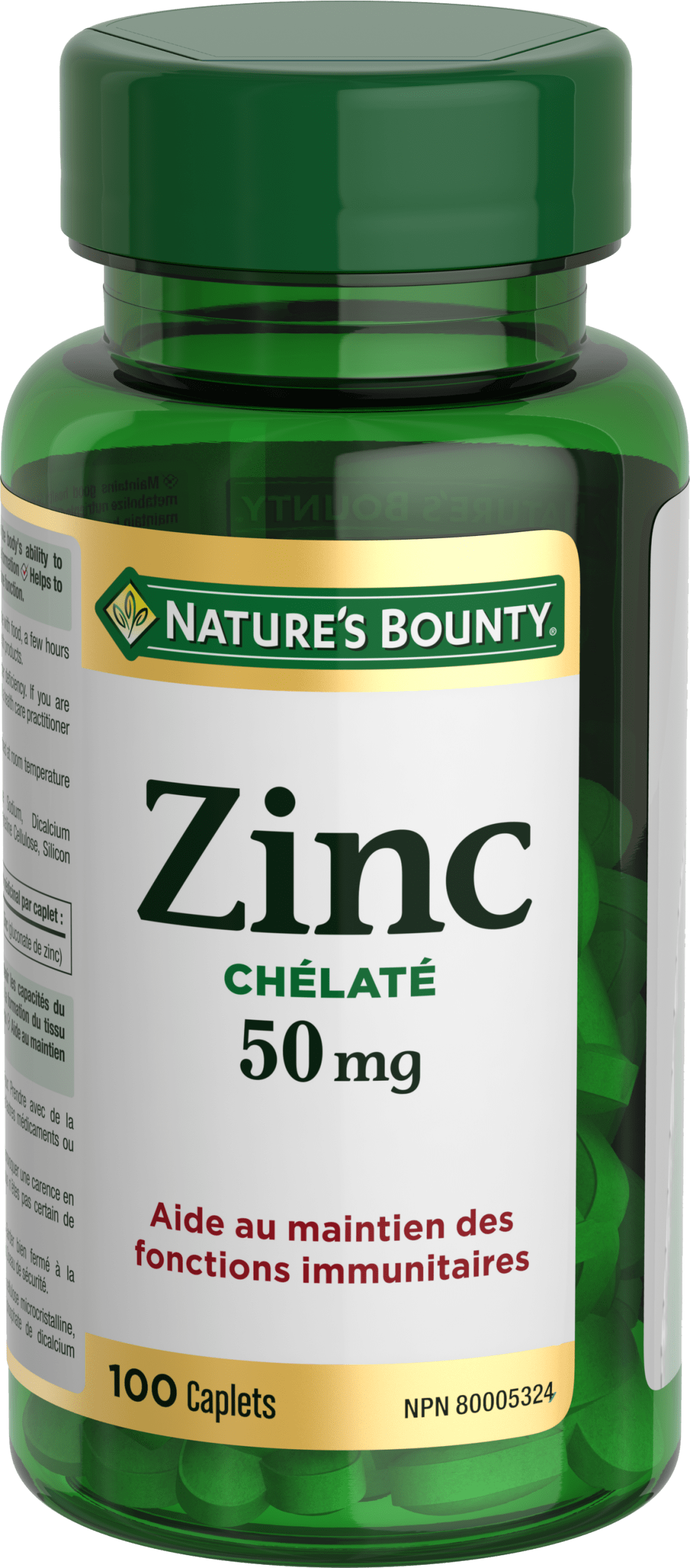 NBBL Zinc 50 mg BC 24x100ct CA