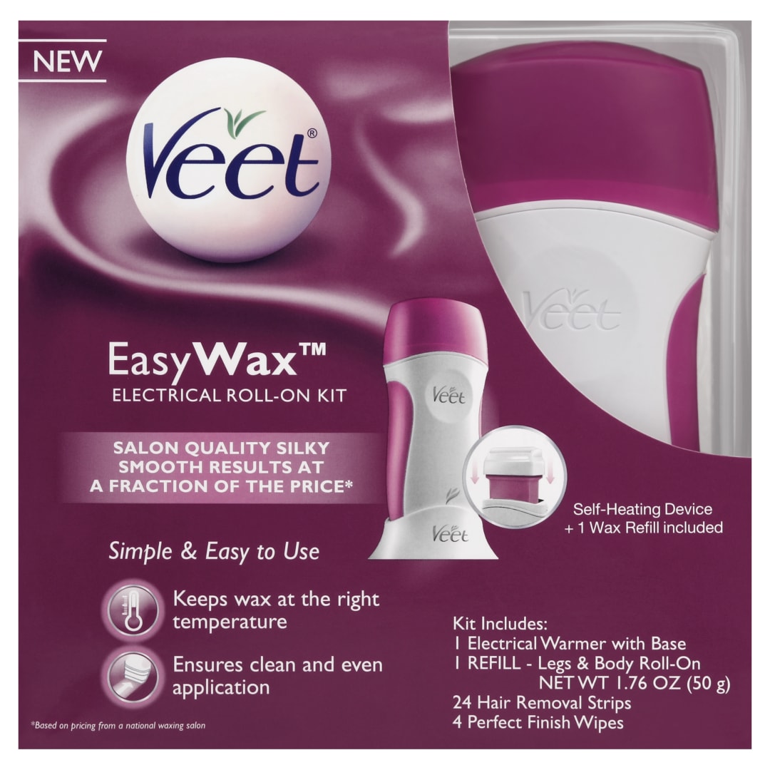 VEET® Easy Wax - Roll On Kit 3/1 ct.
