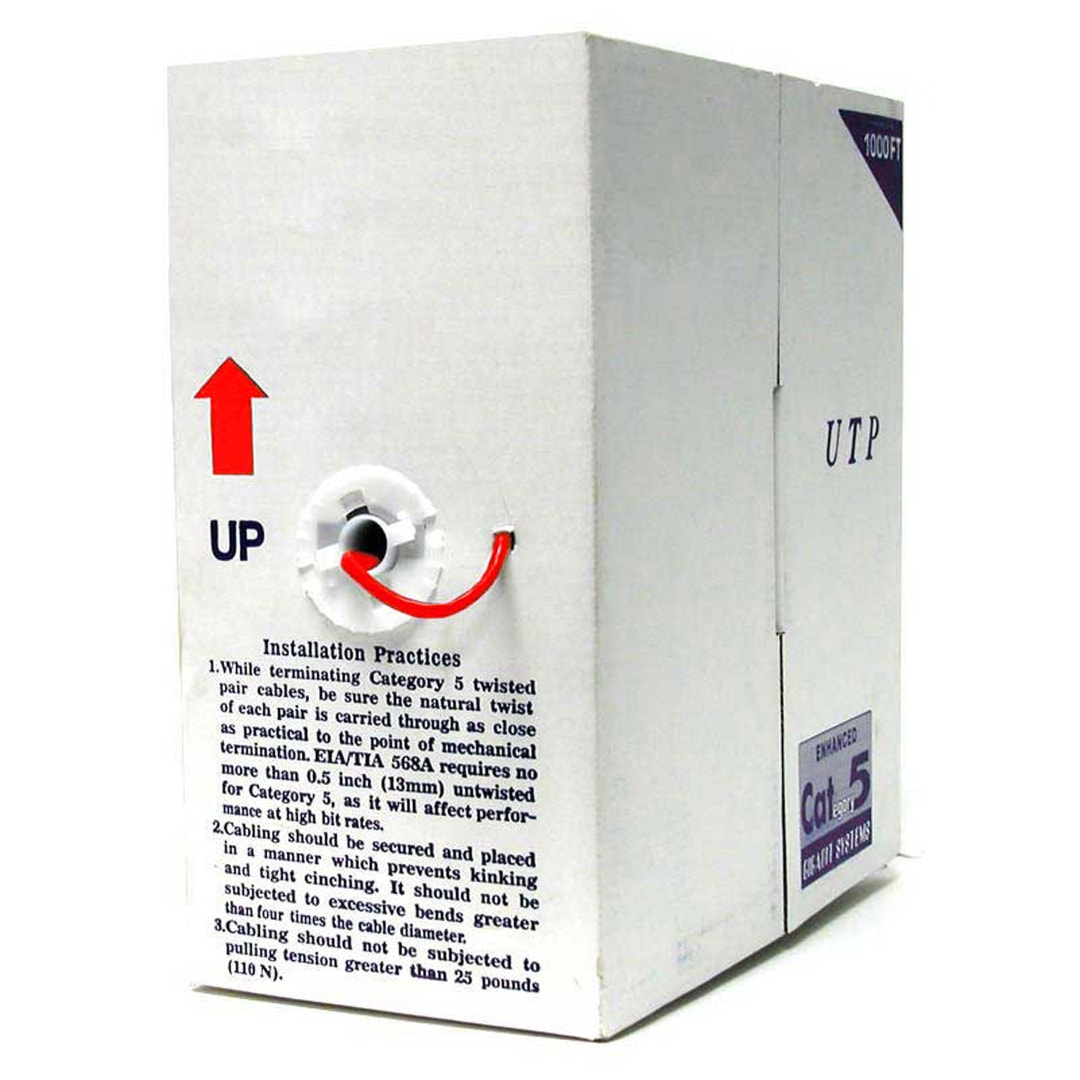 Sold by the Foot Cat 5e Stranded UTP Patch Cable