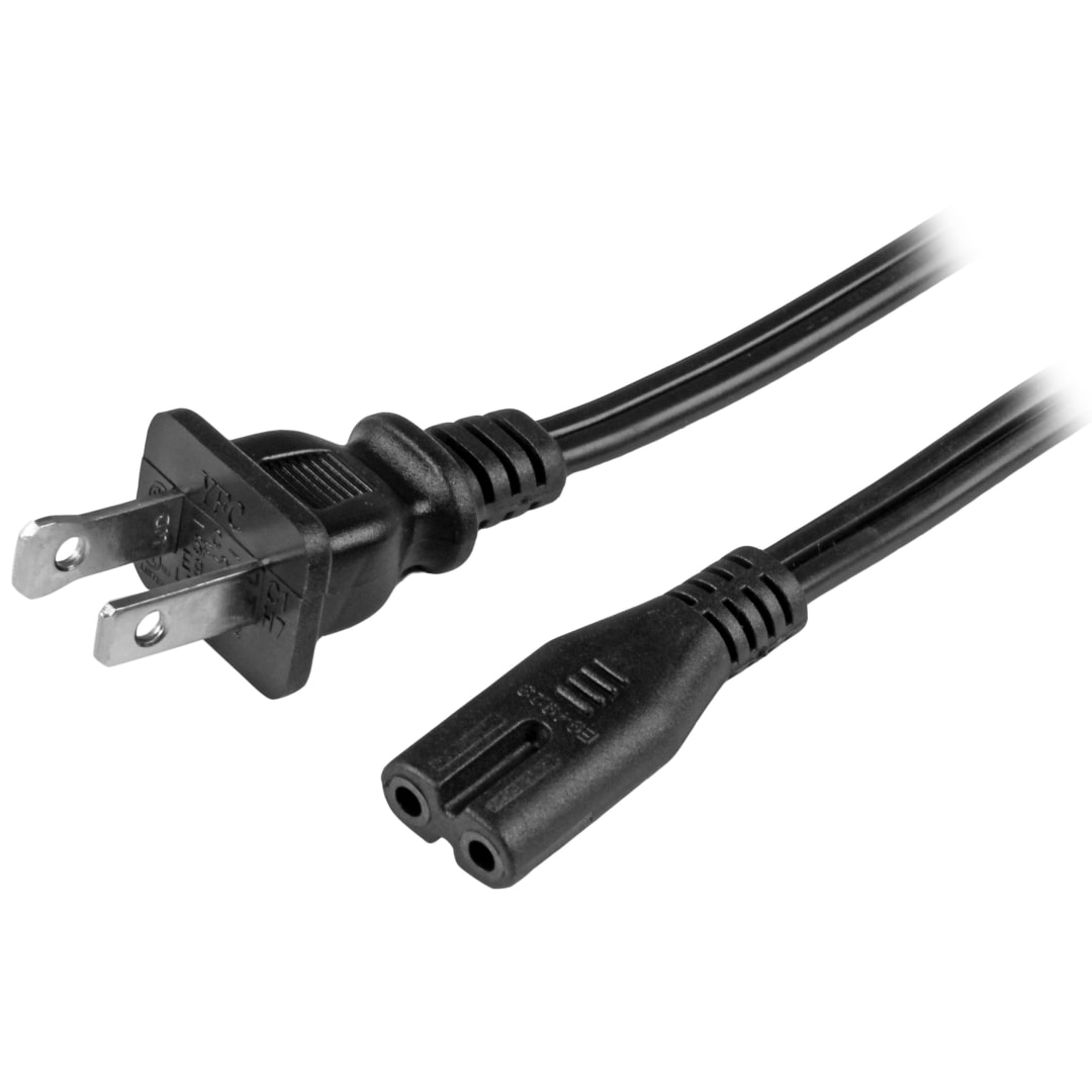 3ft Standard Notebook Power Cord NEMA 1-15P to C7