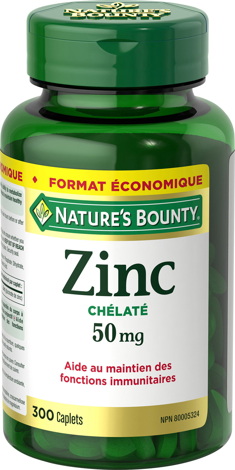 NBBL Zinc 50 mg BC 24x300ct CA