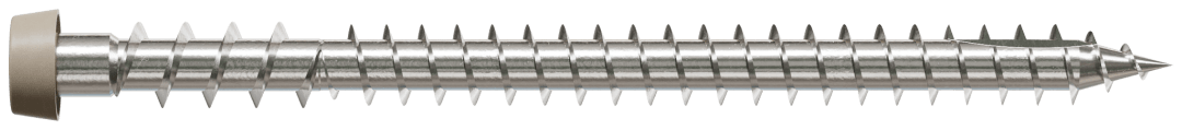 Simpson Strong-Tie DCU234MB305GR05 Deck-Drive™ DCU COMPOSITE Screw — #10 x 2-3/4 in. T20, Type 305, Gray 05 (1750-Qty) (Pack of 64)