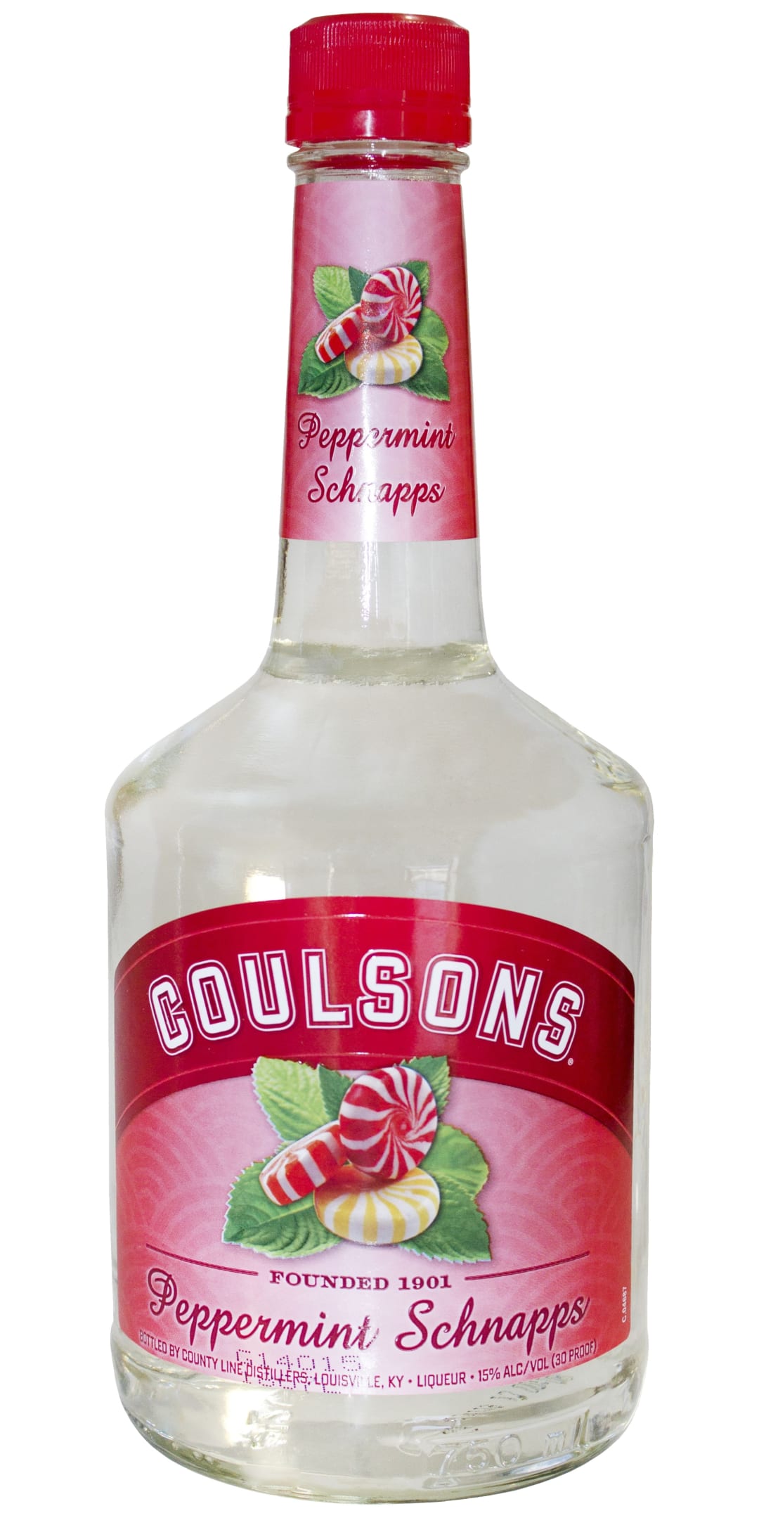 Coulsons Peppermint Schnapps 750ml 30 Proof
