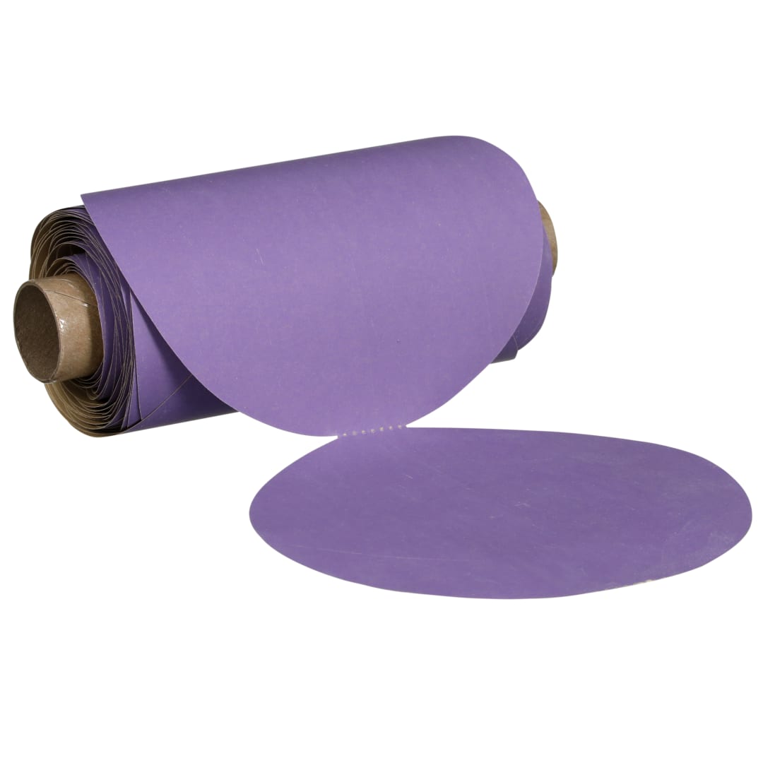 3M™ Cubitron™ II Stikit™ Paper Disc Roll 732U, 600+ C-weight, 127 mm x NH, Die 500X, 100 Discs/Roll, 4 Rolls/Case