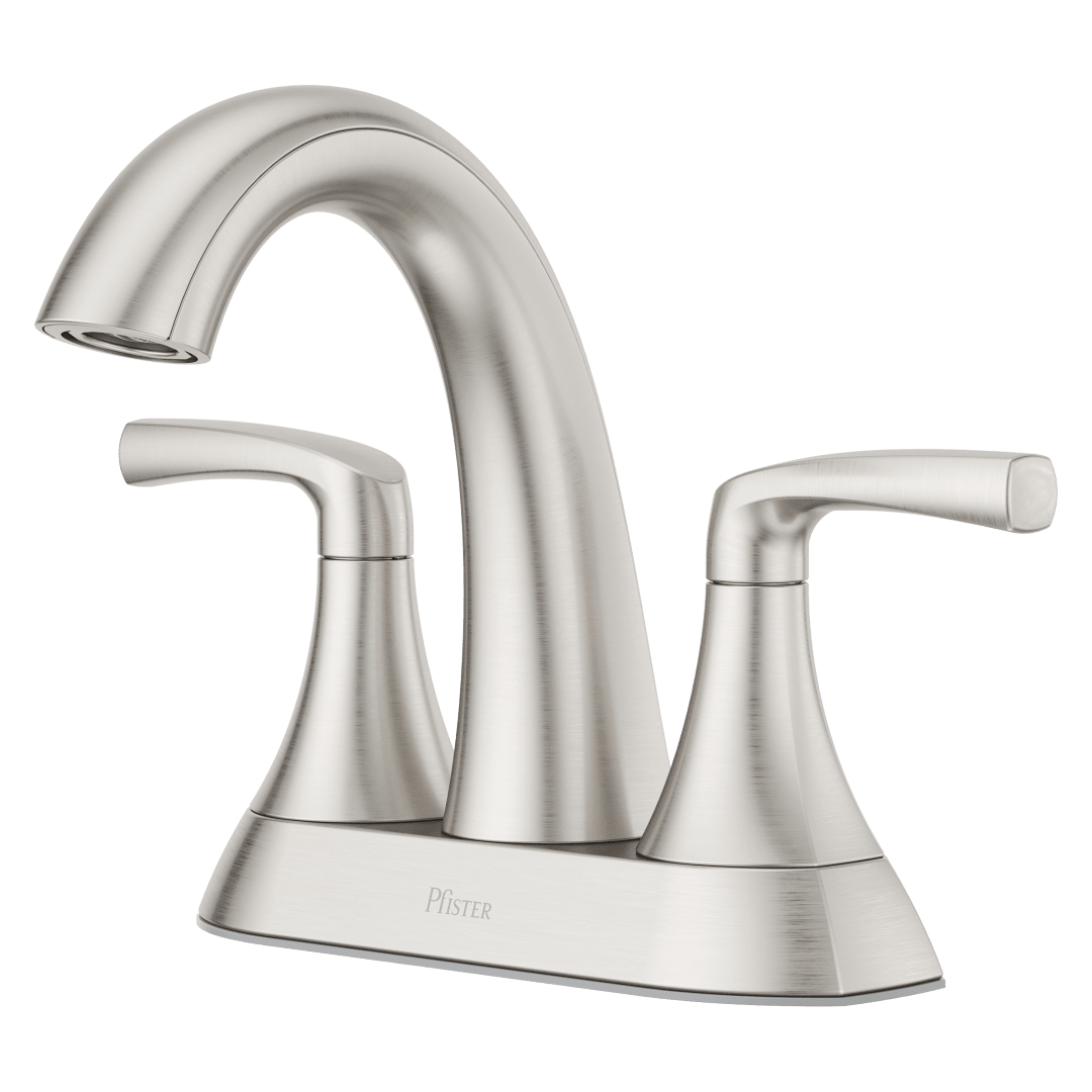 Rancho 2-Handle 4" Centerset Bathroom Faucet in Spot Defense Brushed Nickel