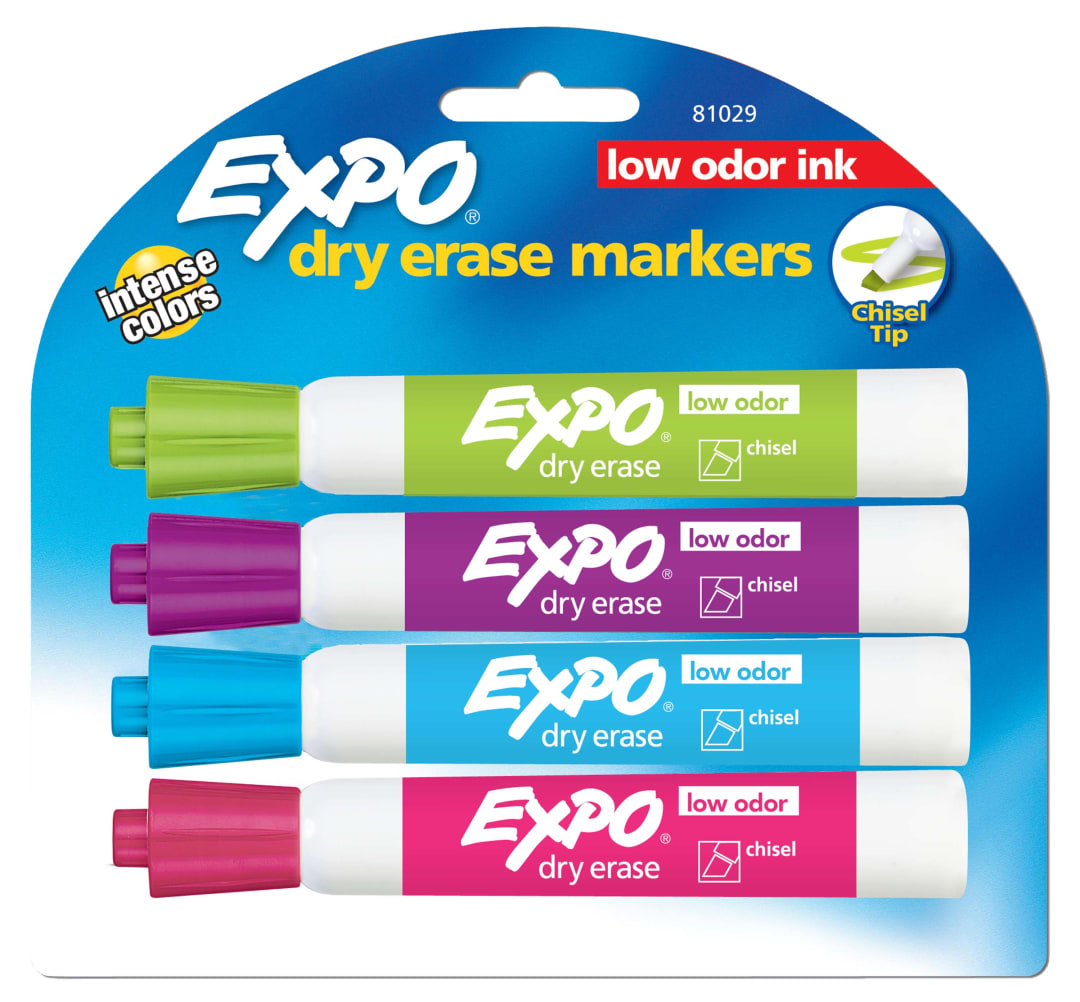 EXPO LOW ODOR 4CT FASH ASST CHISEL