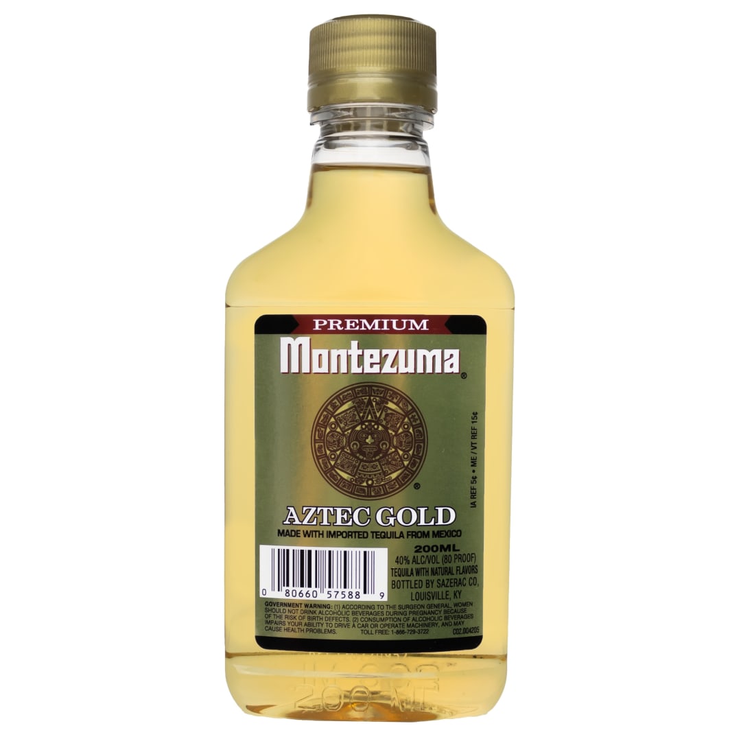 Montezuma Aztec Gold Tequila 200ml 80 Proof