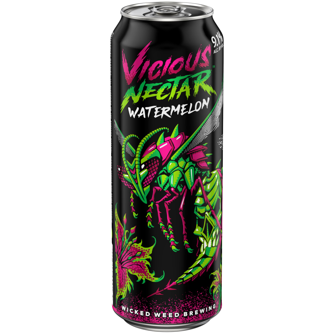 Wicked Weed Vicious Nectar 19.2 oz Single CAN 9.1ABV - Plain Aluminum - Standard Gloss - Craft Direct