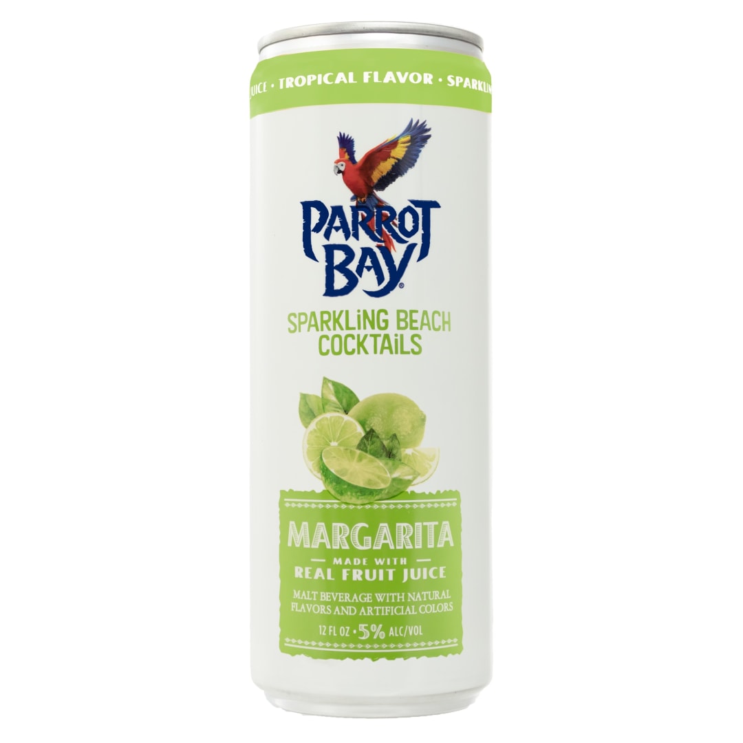 Parrot Bay Sparkling Beach Cocktails Margarita 12Fl oz 10 Proof
