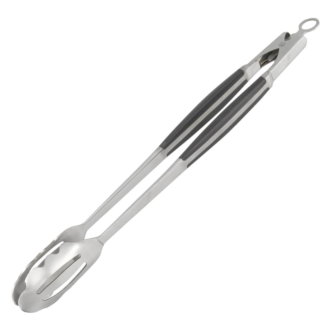 BBQ ACCY PREM. STAINLESS STEEL TONGS