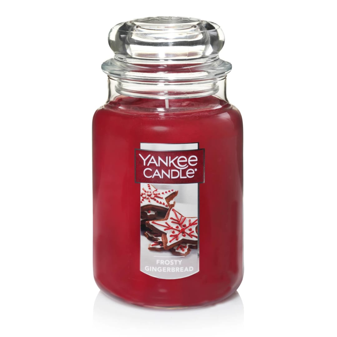 YANKEE XMAS-LARGE-FROSTY GINGERBREAD