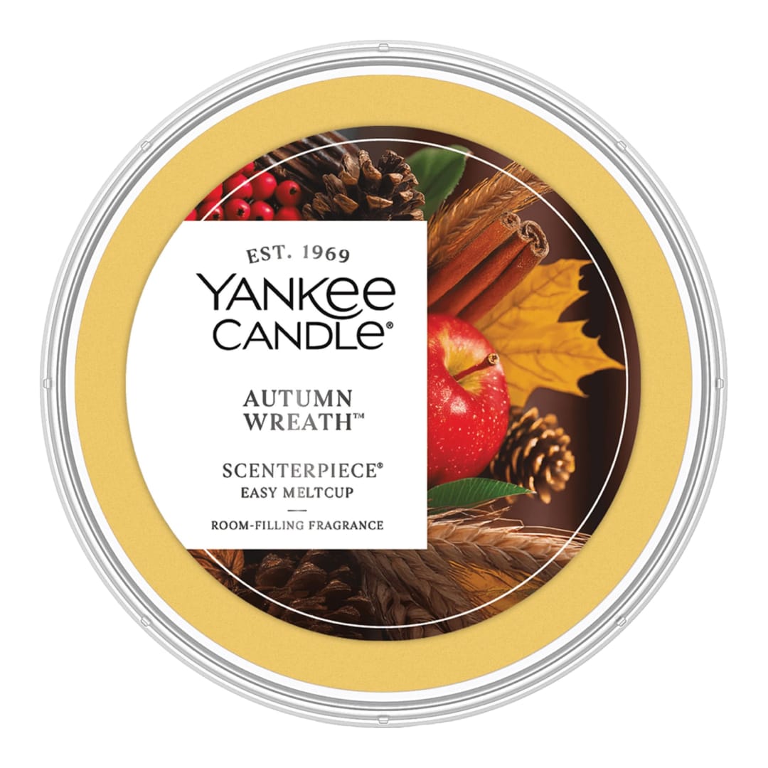 Yankee Candle Autumn Wreath™, Scenterpiece® Easy MeltCup with up to 24 Hours of Fragrance