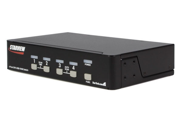 4 Port StarView DVI USB KVM Switch with Audio