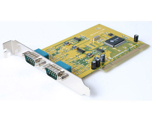 2 Port RS-422/RS-485 Serial PCI Card (DB9)