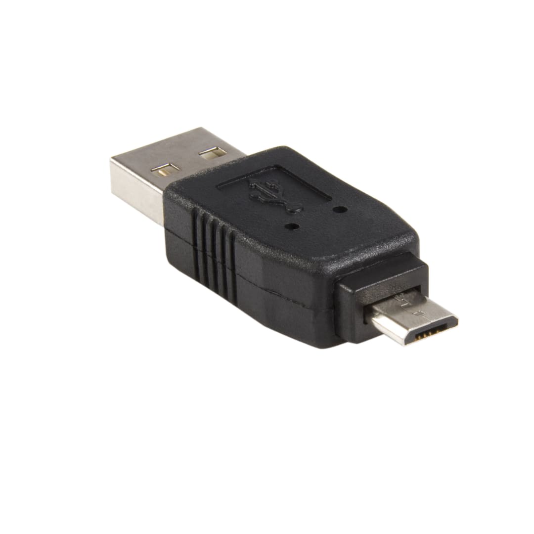 USB A Male to Micro USB B Male Adapter