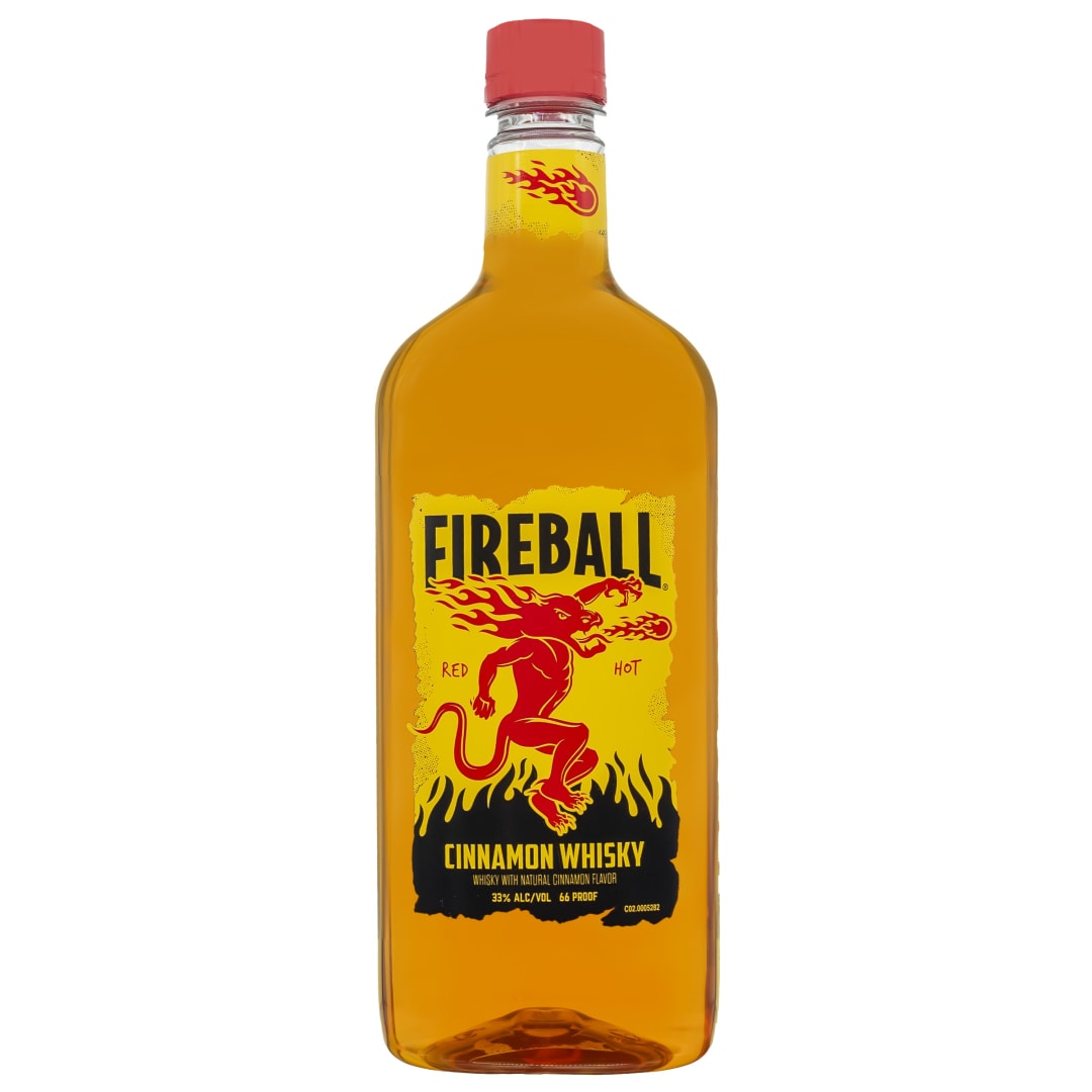 Fireball Hot Cinnamon Blended Whisky 750ml Plastic Bottle 66 Proof