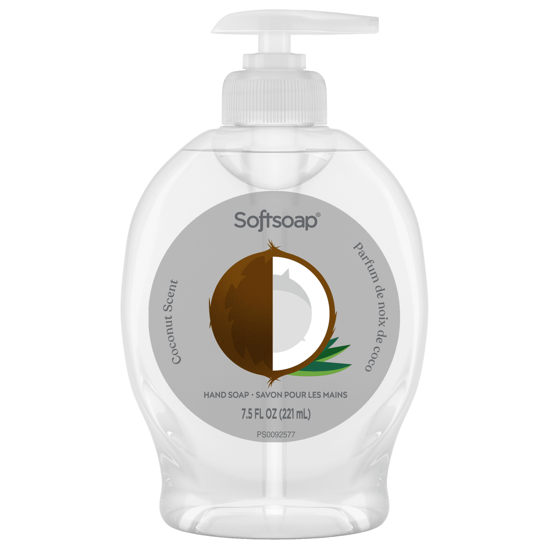 Softsoap Limited Edition Liquid Hand Soap, Coconut Scent, 7.5 fl oz Pump Bottle
