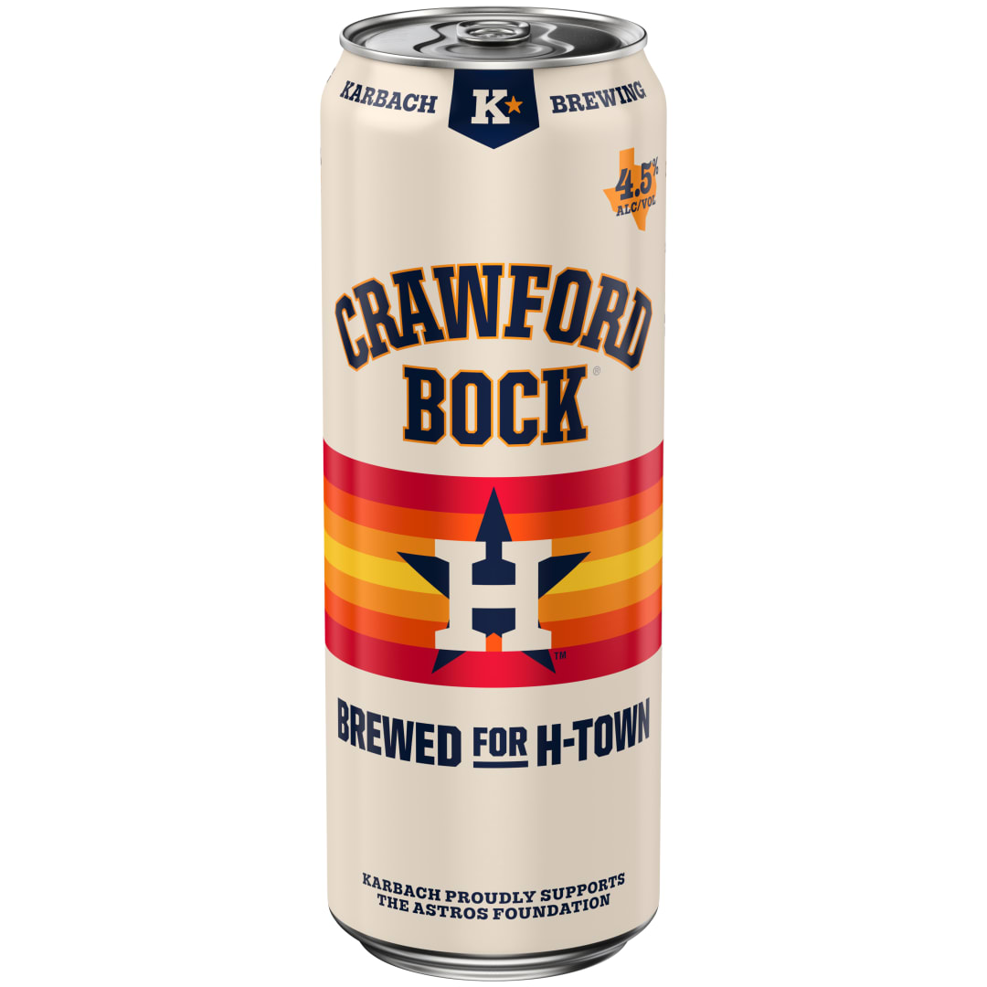 Karbach Brewing Company Crawford Bock Beer, 25 fl. oz. Can, 4.5% ABV